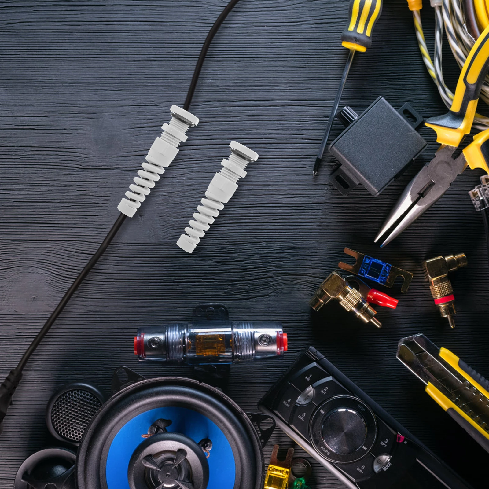 

10pcs Industrial Cable Gland Waterproof Strain Relief Cord Grip Connector Nylon Joints Adjustable 4-8Mm Twist Resistant