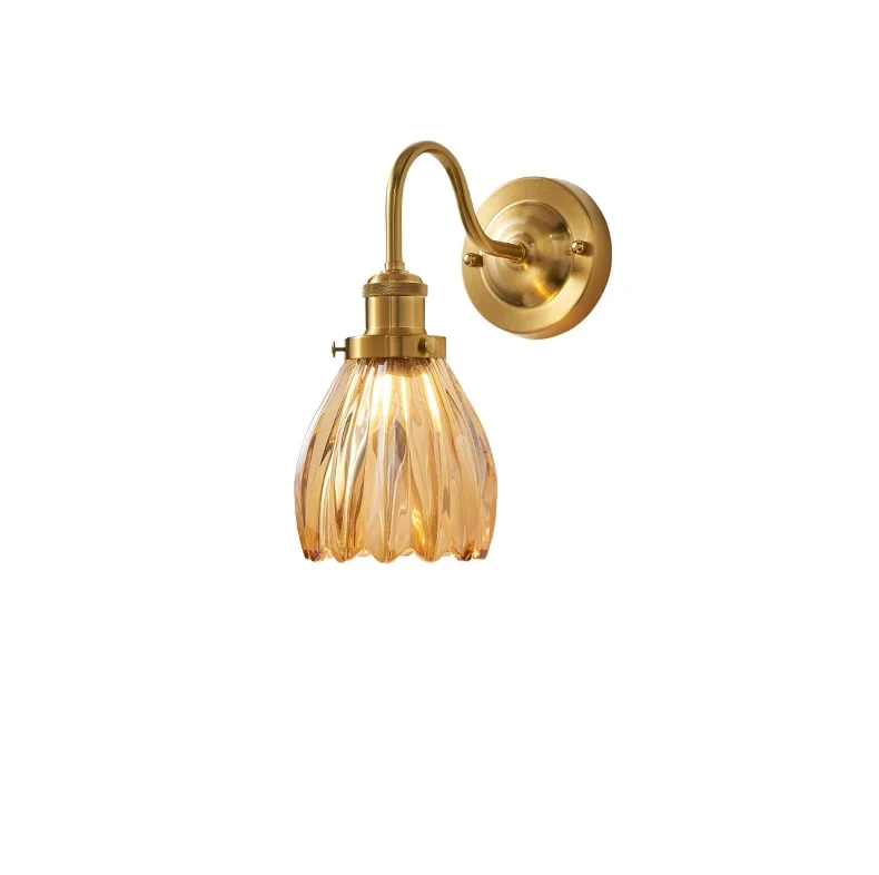 

ins Nordic retro bedside background wall wall wall lamp modern simple aisle entrance lamp