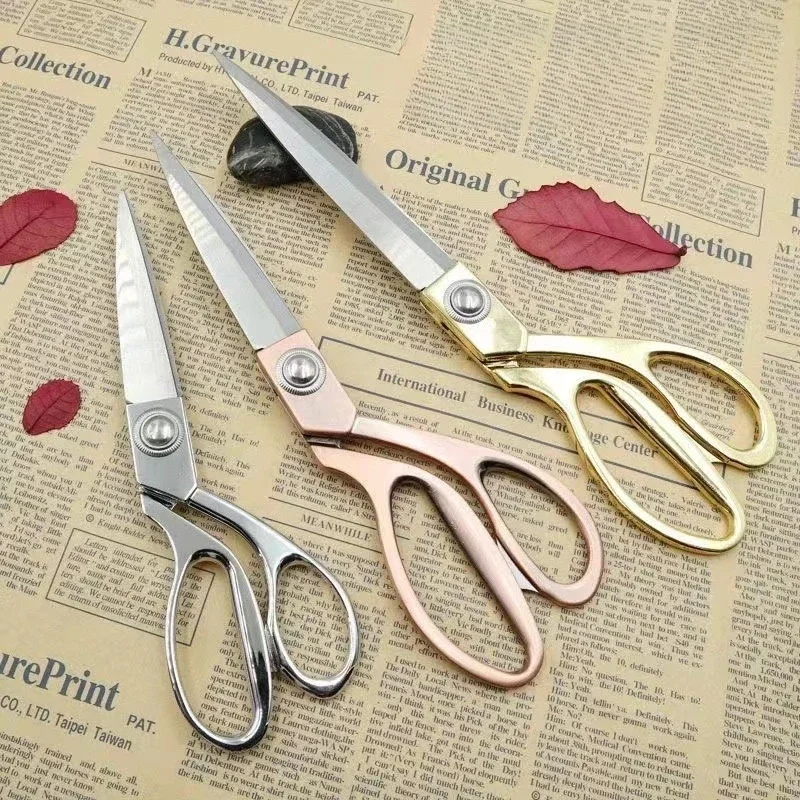 Stainless steel tailoring scissors, leather fabric cutting scissors, industrial scissors