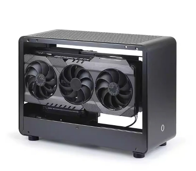 G1-SE all aluminum side transparent A4 ITX mini small case SFX power supply portable host air cooling