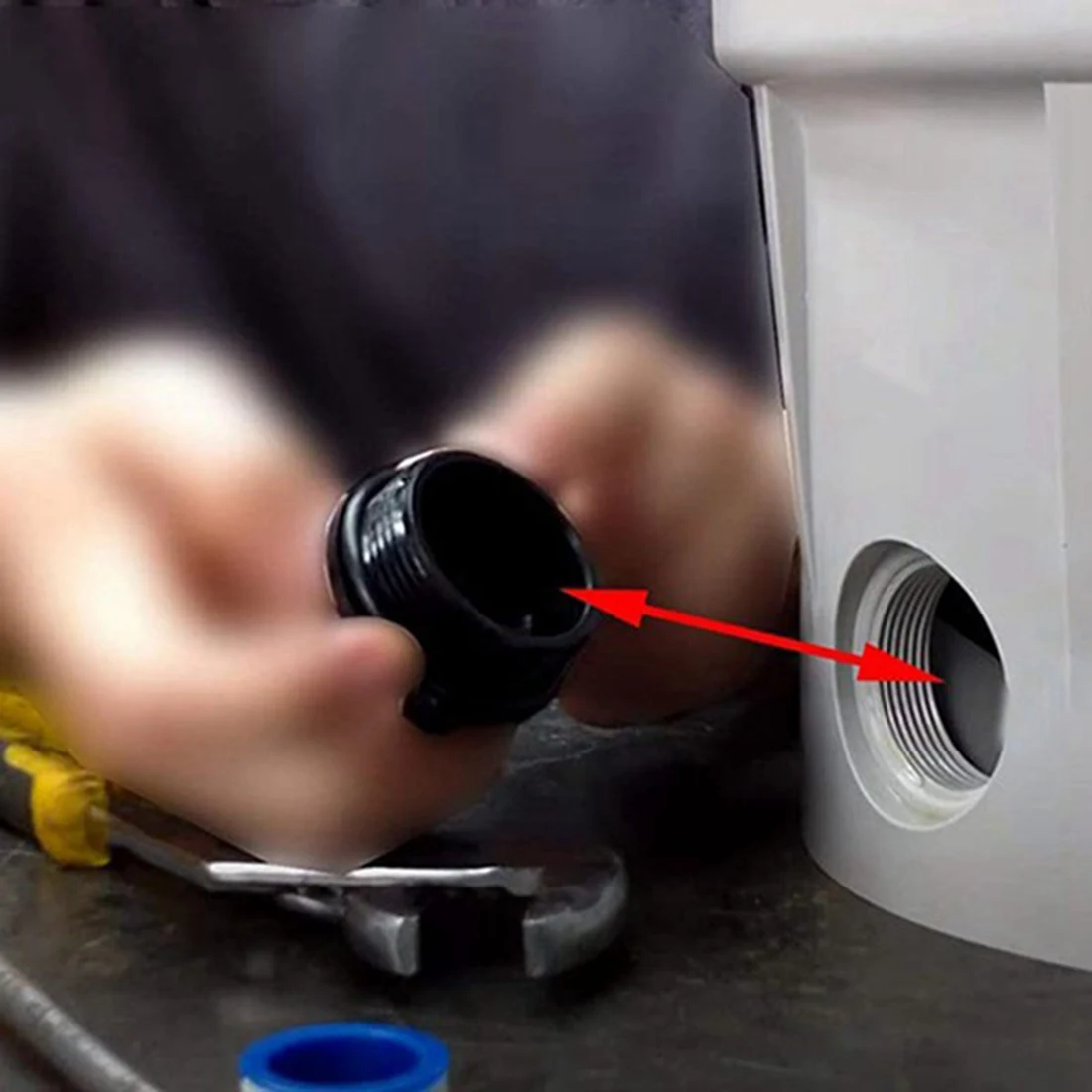 

7 шт. 1,5-дюймовая сливная пробка фильтра с обратным уплотнительным кольцом для бассейна