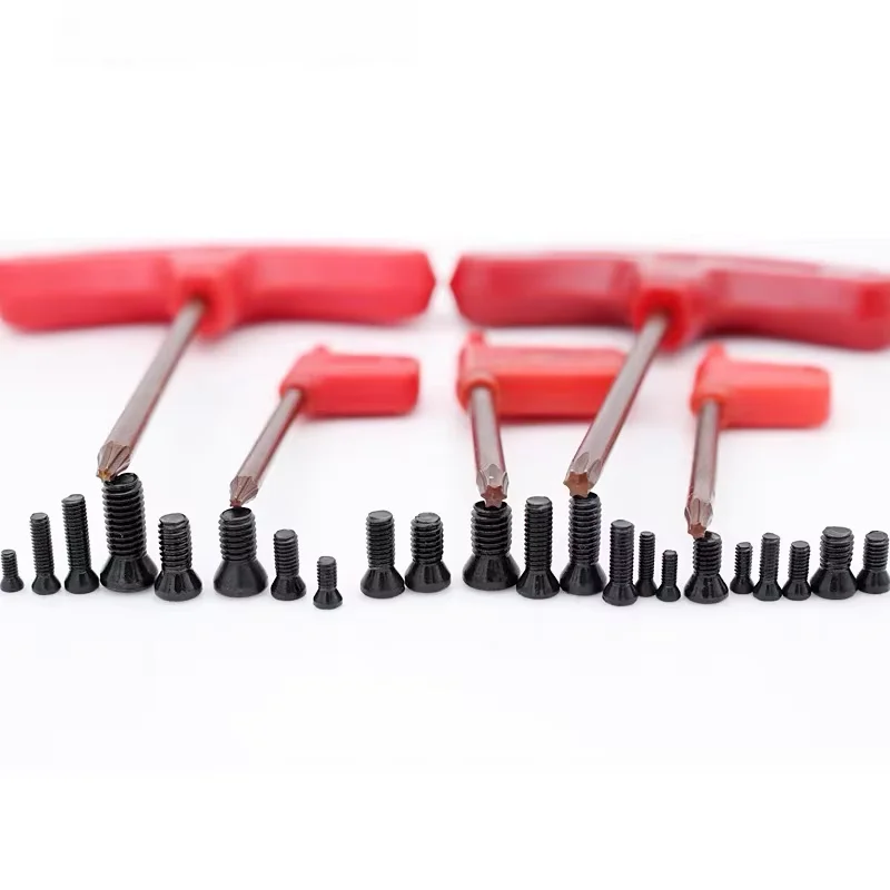 50pcs 10pcs M2 M2.5 M3 M3.5 M4 M5 M6 CNC Insert Torx Screw for Replaces Carbide Inserts CNC Lathe Tools Holder