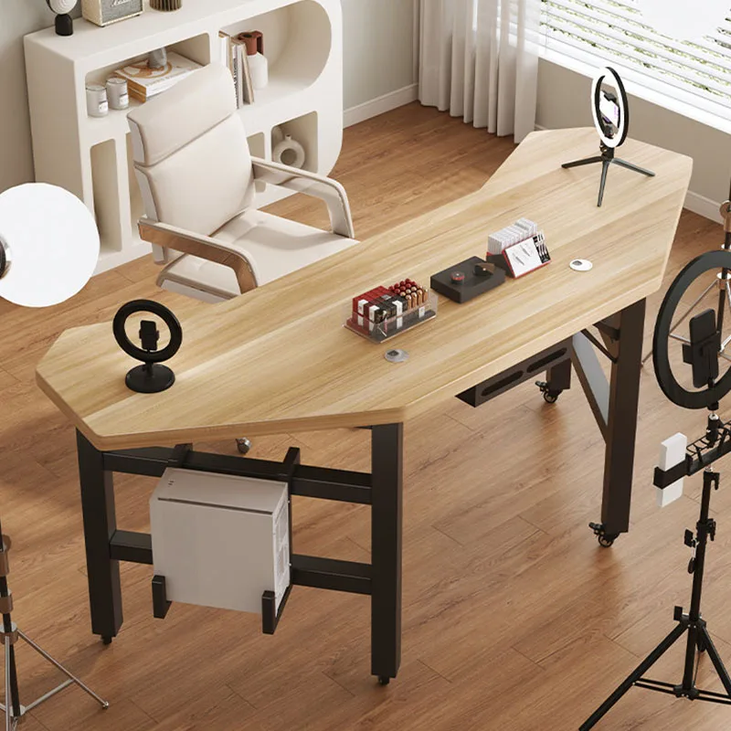 

Modern Display Office Desk Design Long Aesthetic Organizers White Office Desk Bedroom Gaming Mesa Ordenador Unique Furniture