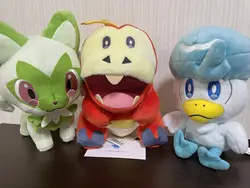 Pokémon Center Scarlet Violet Sprigatito & Fuecoco & Quaxly Official Plush Doll