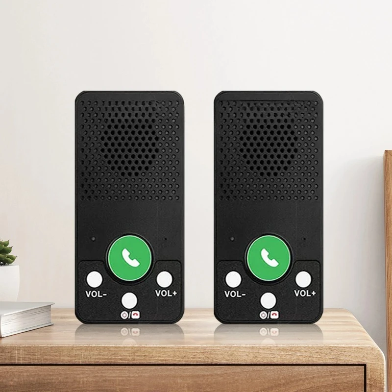 Intercoms Wireless with 4 Chimes 8 Volume Levels Hands-Free Wireless Intercom System for House Home Factory Office