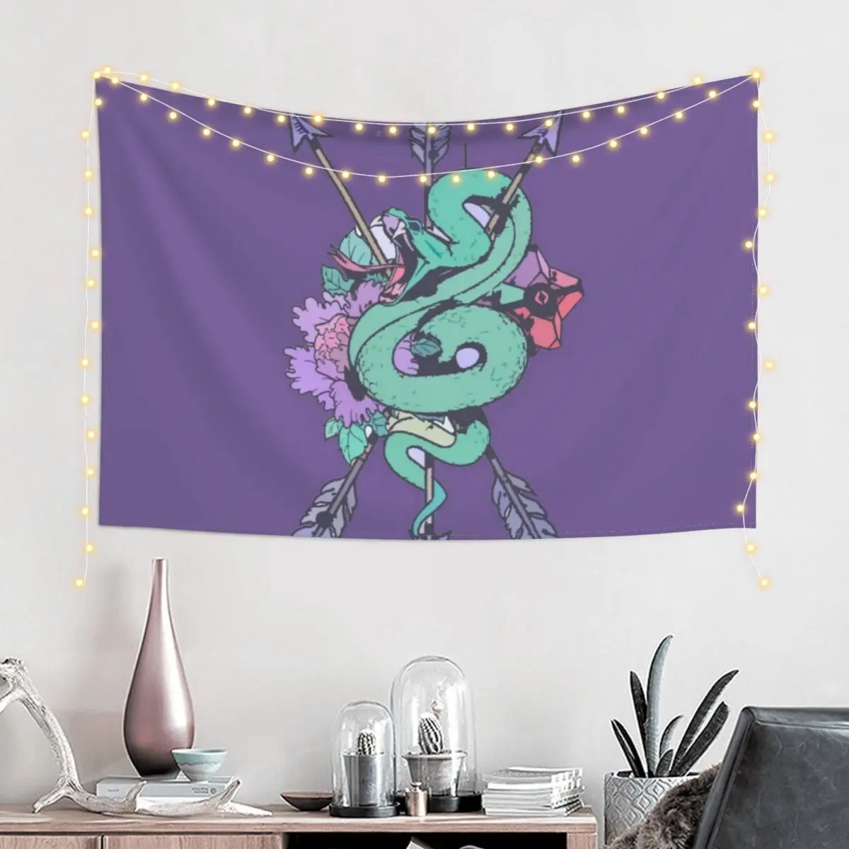 

3 in the Quiver Tapestry Decorative Paintings Kawaii Room Decor Wall Hanging Tapestry