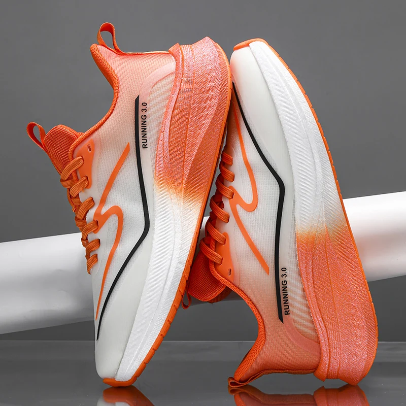 Designer Brand Road Running Shoes for Men Orange Green Women Athlete Runner Jogging Sports Sneakers