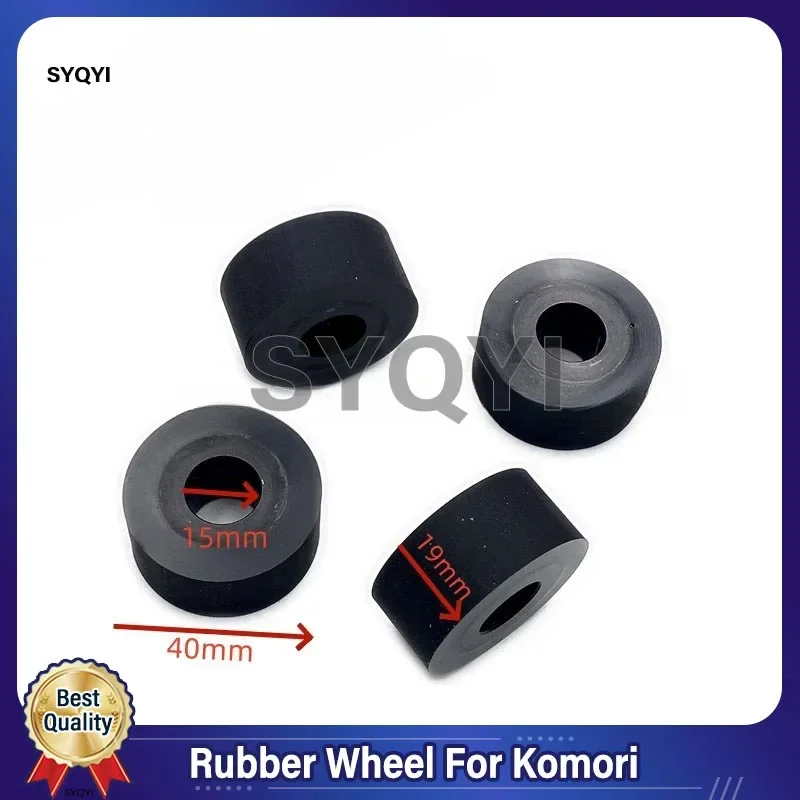 

Best Quality FGY-3131-034 FGY-3131-024 764-3713-101 Rubber Wheel 40×15×19mm For Komori Machine parts