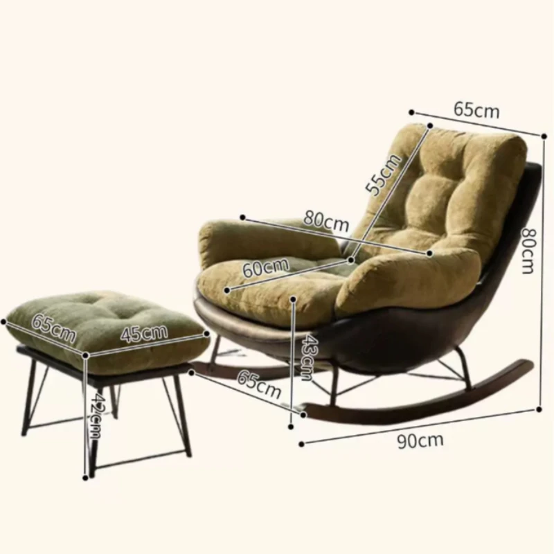 Single Occasional Living Room Chairs Salon Balcony With Ottoman Support Living Room Chairs Egg Bean Bag Sillas Home Furniture