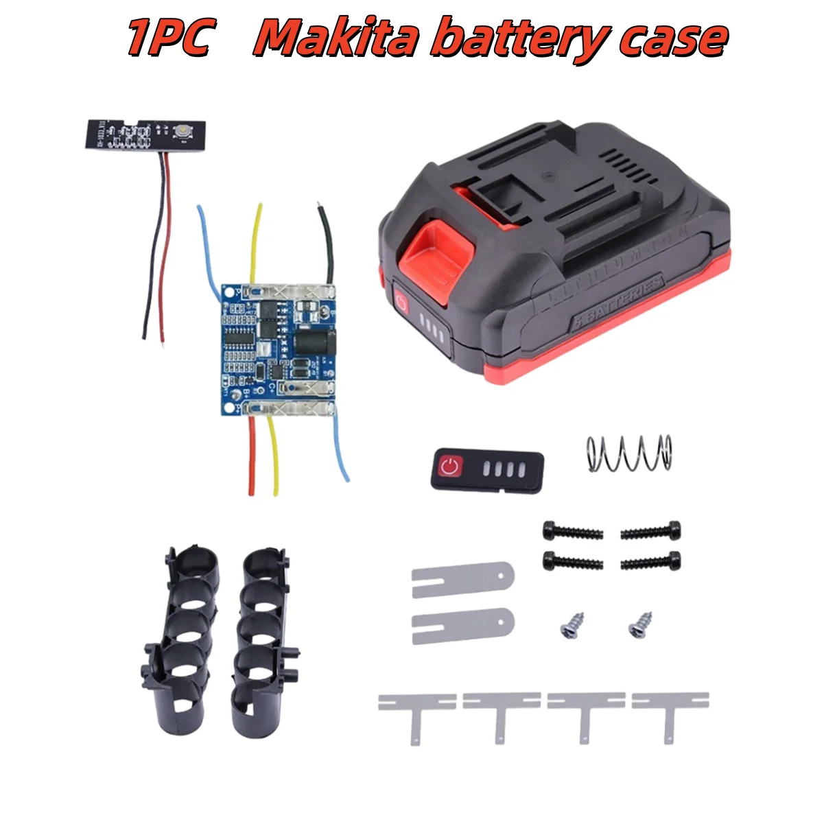 1set Battery Shell Li-ion Battery Case PCB Charging Protection Circuit Board For-Makita Lithium Battery Power Tool Accessiries