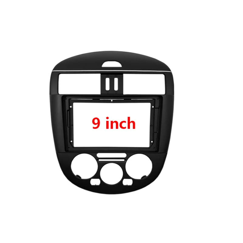 9/10.1Inch Car Radio Fascia For NISSAN Tiida 2011+  Pulsar Auto Stereo Panel Trim Frame Kit Dashboard Bezel Faceplate