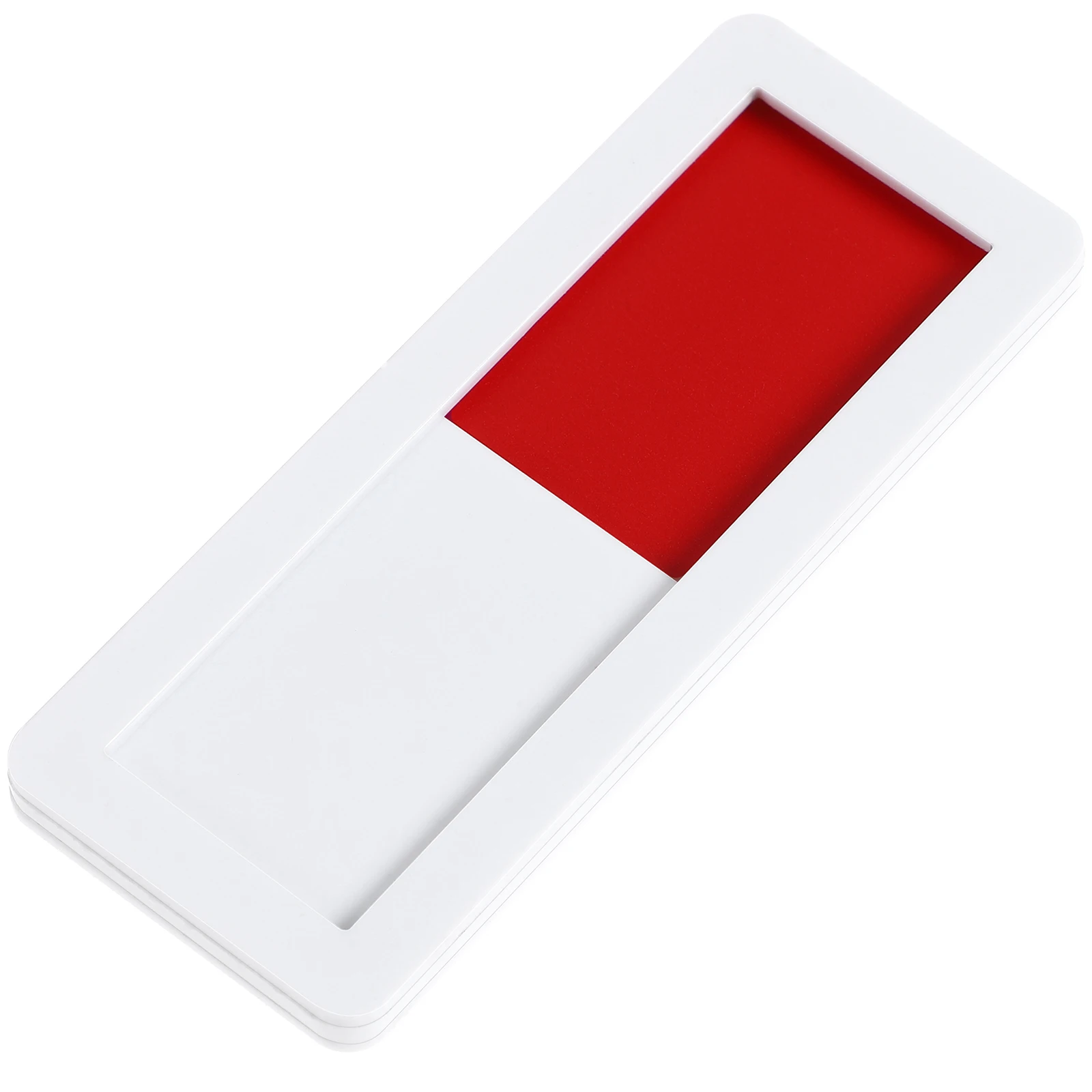 علامة مفتاح الحالة، لون الشريحة الفارغة، مؤشر الخصوصية المحتلة لقفل الباب، علامات المكتب، مؤتمر مادة الأكريليك #4