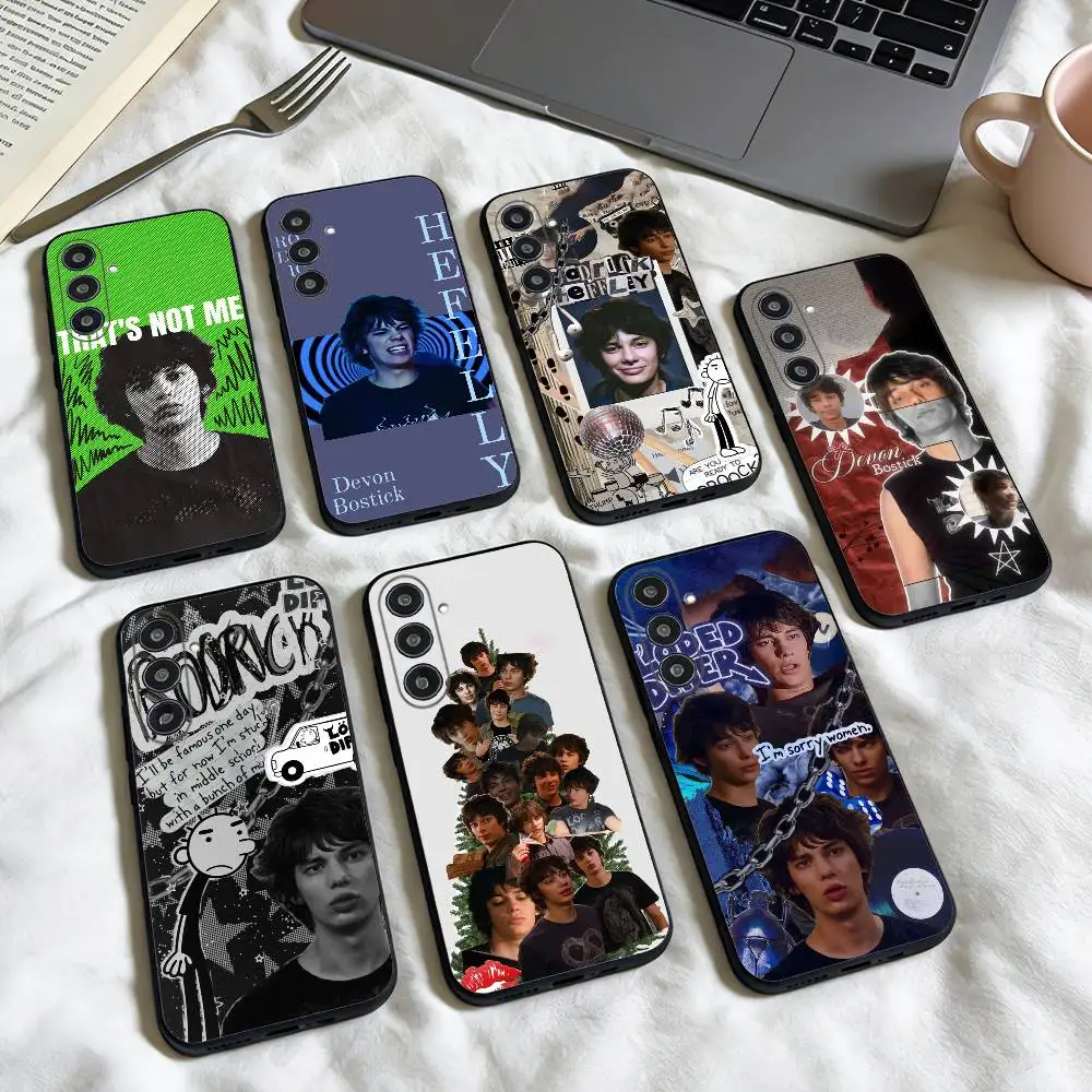 

D-Devon Bostick phone Case For Samsung Galaxy A73,A72,A71,A70,A53,A52,A51,Others Soft Black Shell