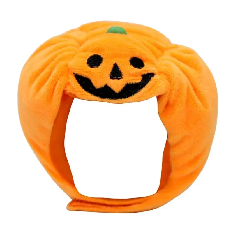 Pet Cat Dog Pumpkin Hat Christmas Dog Turban Halloween Pet Headwear Dog Supplies Puppy Accessories Ornament Hat Supplies