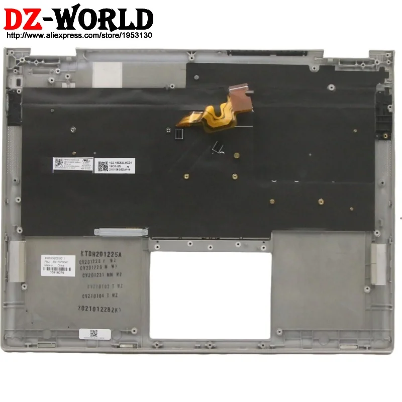 For Lenovo Thinkpad X1 Titanium Keyboard Upper Case Palmrest Shell Cover Silver 5M11B59843