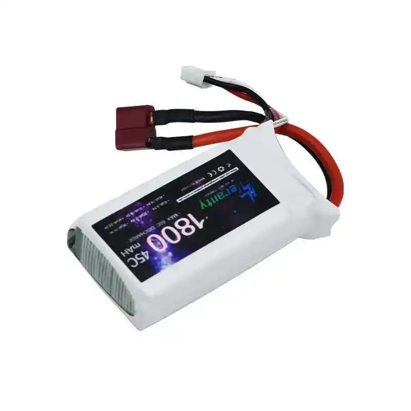 TERANTY 2S 3S 4S 6S Lipo Battery 1800MAH 45C 7.4V 11.1V 14.8V 22.2V Battery For RC Car Drone Quadcopter Boat 2PCS