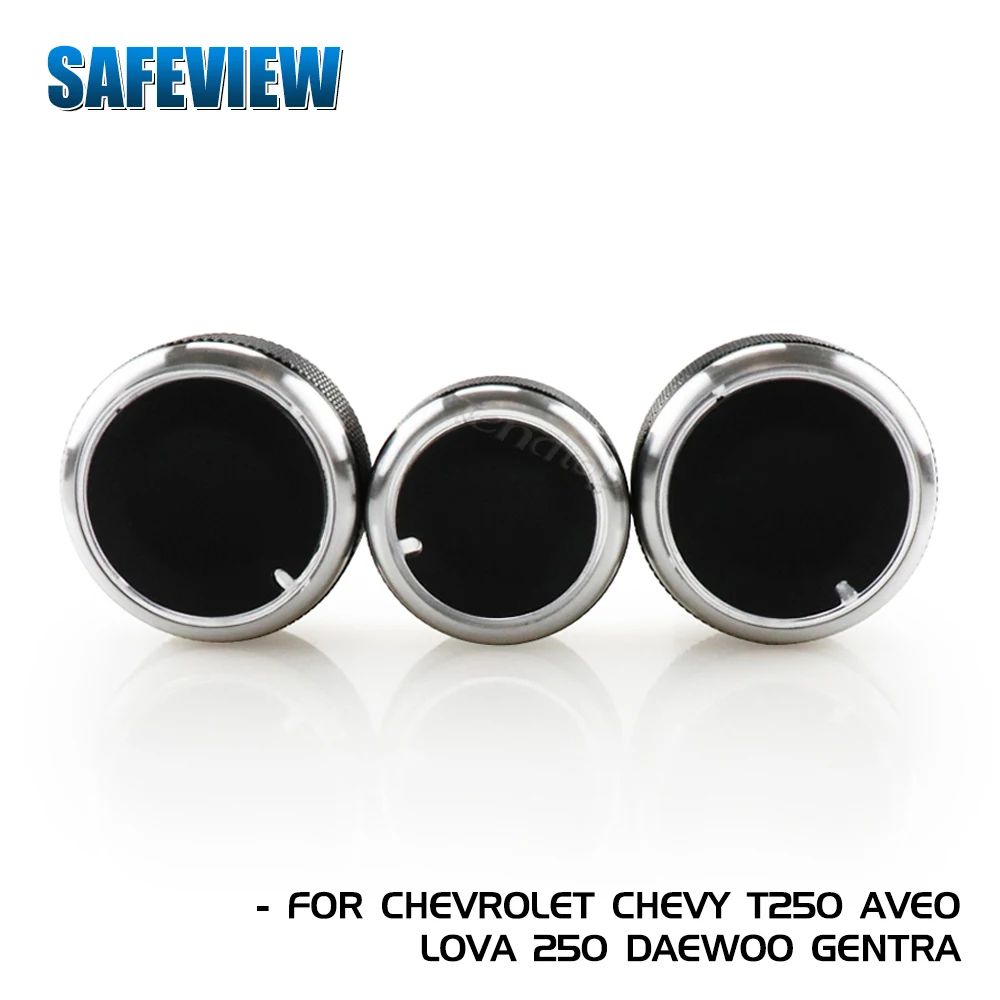 3pcs/set Car AC Knob Switch Conditioning Heat Control Switch AC Knob  For Chevrolet AVEO / AVEO5 /Lova (T250