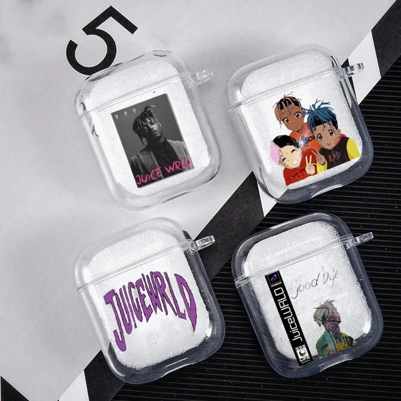 

Juice WRLD 999 Earphone Case for Airpods 4th 3rd 2 Pro Transparent Cover for Airpod 2 3 1 Protective Accessorie Shell Fundas