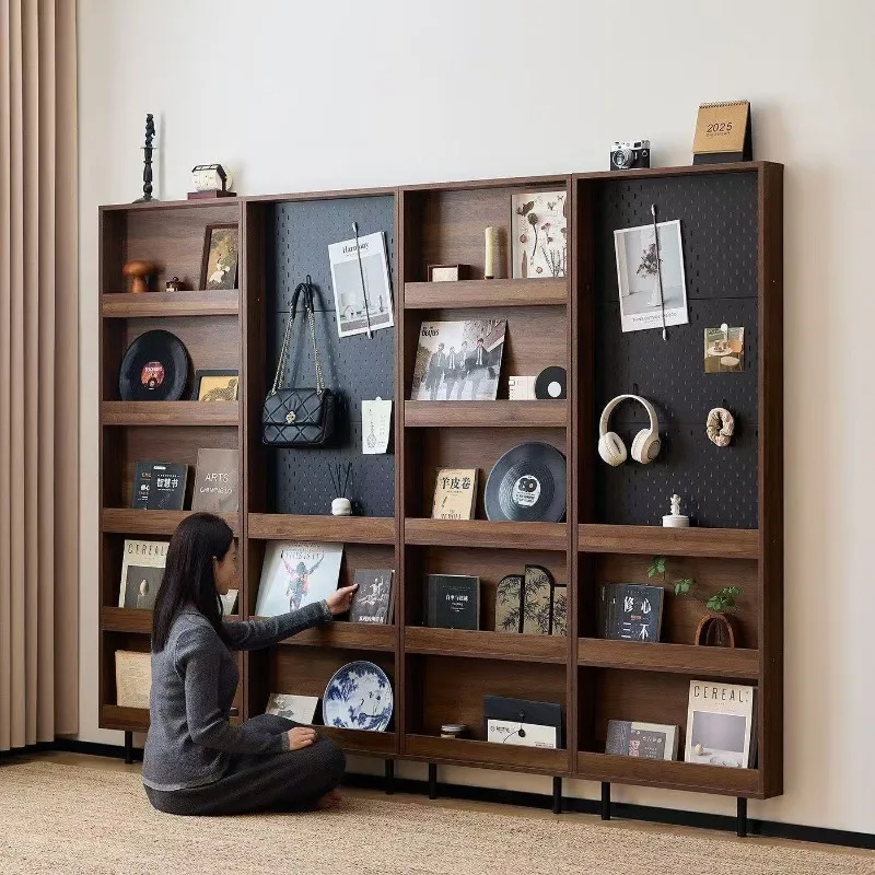 Bookshelf Hole board Shelf Behind door Wall storage rack Household locker