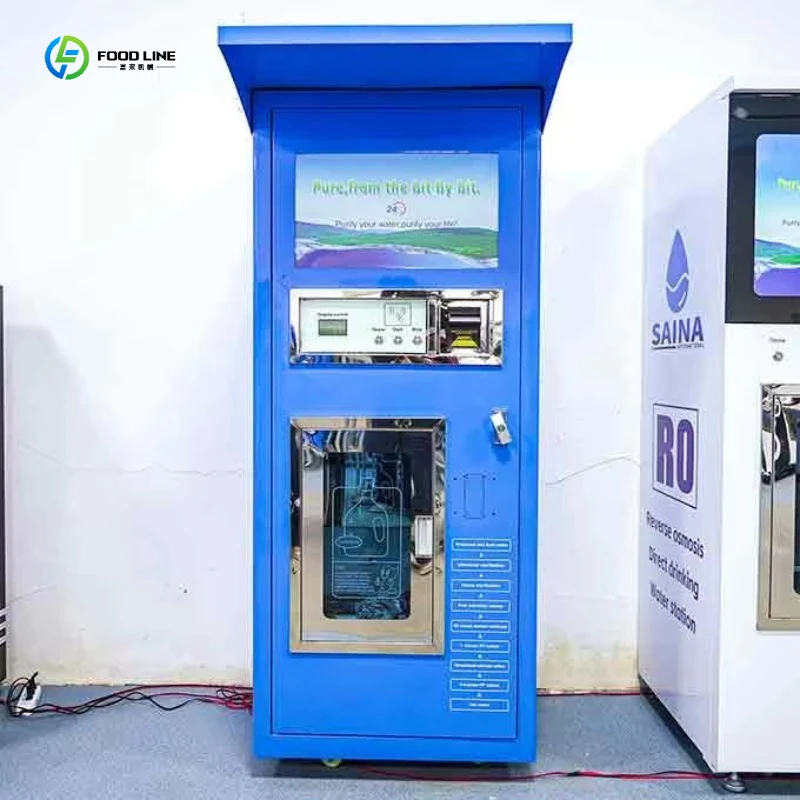 Purified Water Vending Machine Community Water Vending Machine Intelligent Control Pure Water Selling Machinery FL Customized