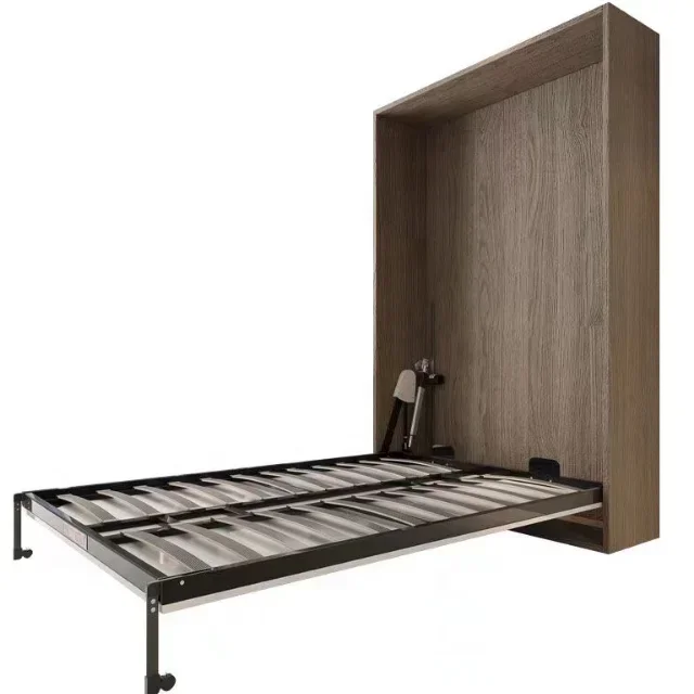 

л # Современная компактная мебель, полноразмерные скрытые складные кровати из муффи, настенные кровати со шкафами