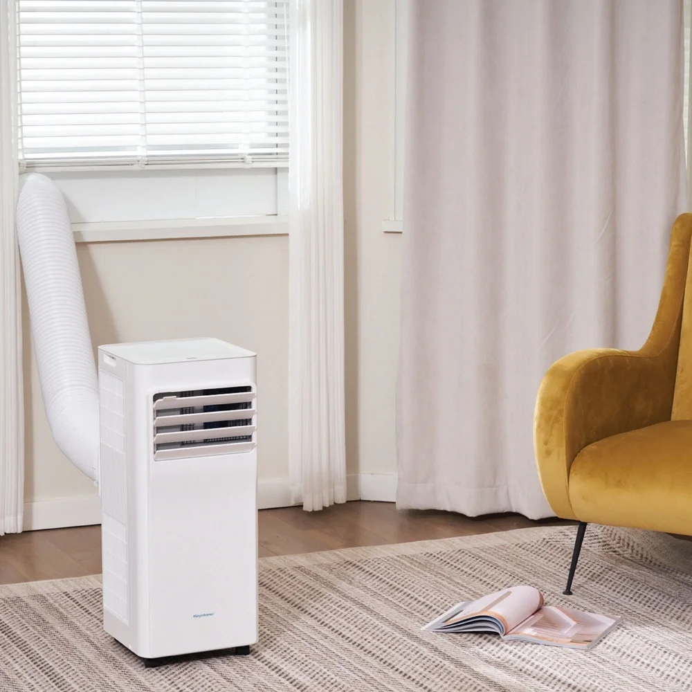 휴대용 에어컨 8500 BTU ASHRAE 5000 BTU DOE 리모컨 제습기 200 평방피트 에너지 효율 냉방