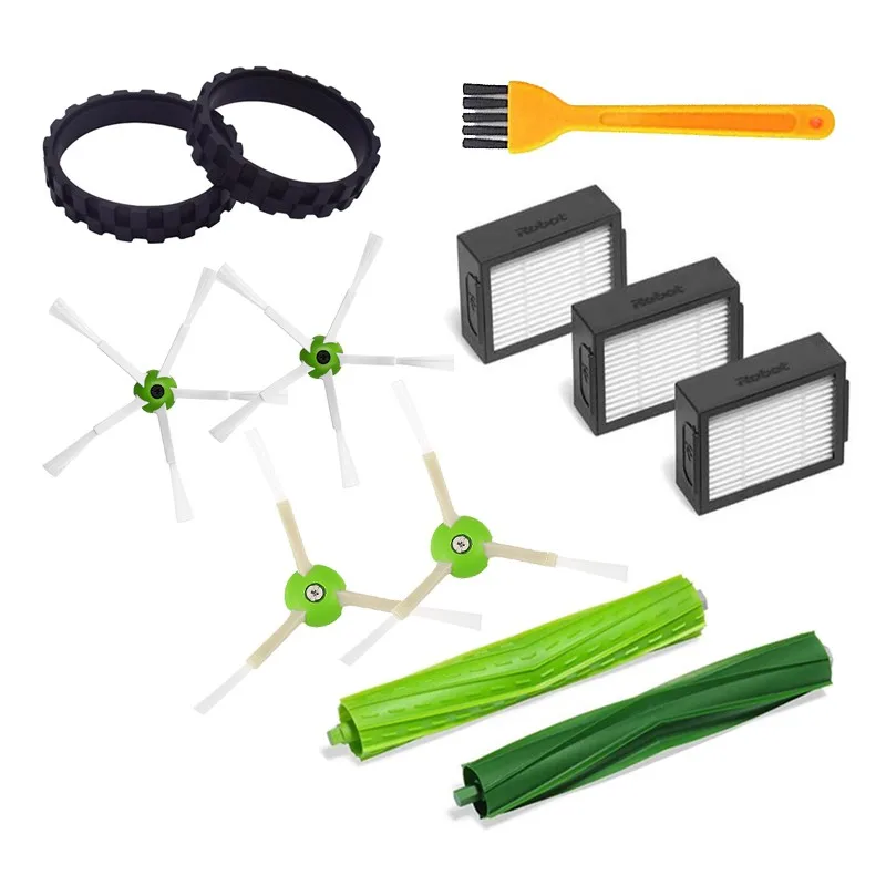 Irobot Hepa Filter Side Brush main Brush Roll for iRobot Roomba i7 E5 E6 I Series Robot Vacuum Cleaner Replacement Spare Parts