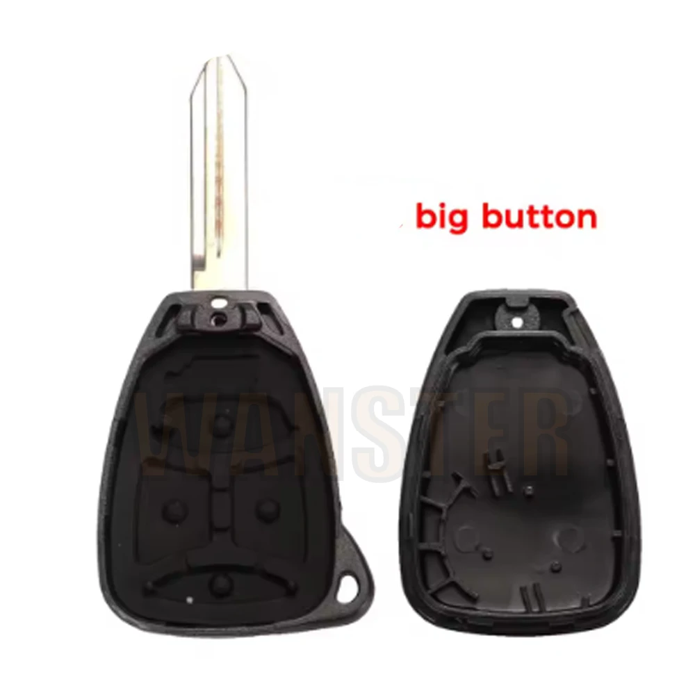 Dodge Durango Chrysler 300 Aspen Grand Voyager PT 크루저 Jeep JK Commander Wrangler 용 자동차 키 Fob 케이스 쉘 하우징