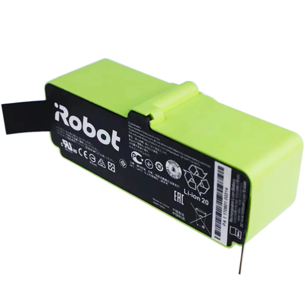 Batería de iones de litio de 14,4 V y 9800mAh para limpiador iRobot Roomba 900 800 700 600 Series 960 980 981 965 895 890 860