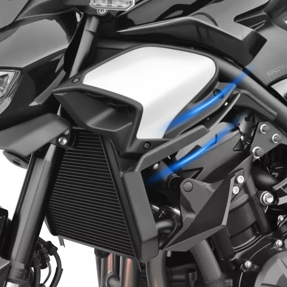 دراجة نارية ABS Alerons Laterals عارية الجانب المفسدين الهوائية الجناح منحرف ثابت الجناح لكاواساكي Z900 Z900 SE 2025-2026