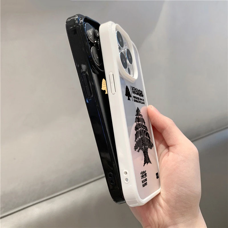 Anti-Fall Phone Case for iPhone 16 15 Pro 14 13 12 11 17 Pro Max Plus 16E Air X XR XS 7 8 Plus Lebanon Cedar Tree Passport Cover view 6