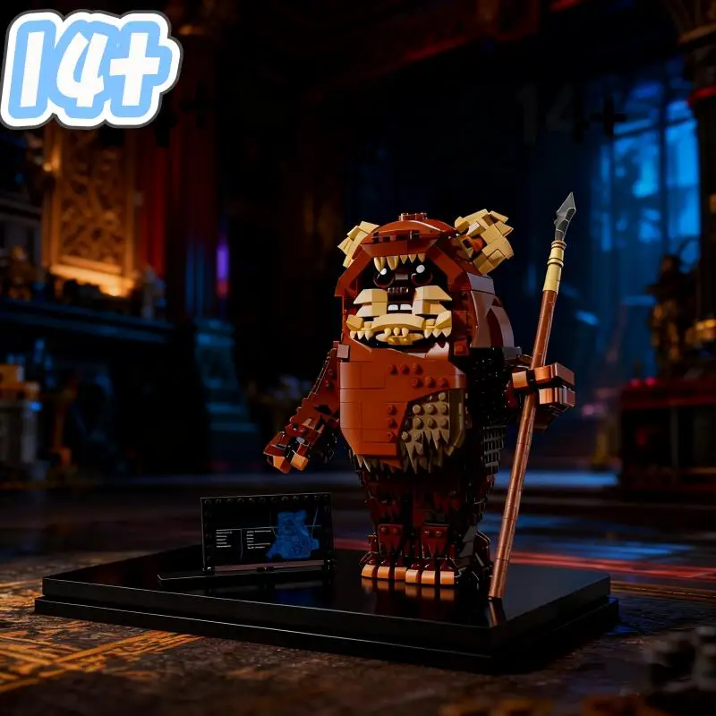 

НОВЫЙ 2025 1010 шт. 3D Wicket the Ewok Building Block в сборе Sentry Brick Model 75430 Детский подарочный набор на день рождения и Рождество