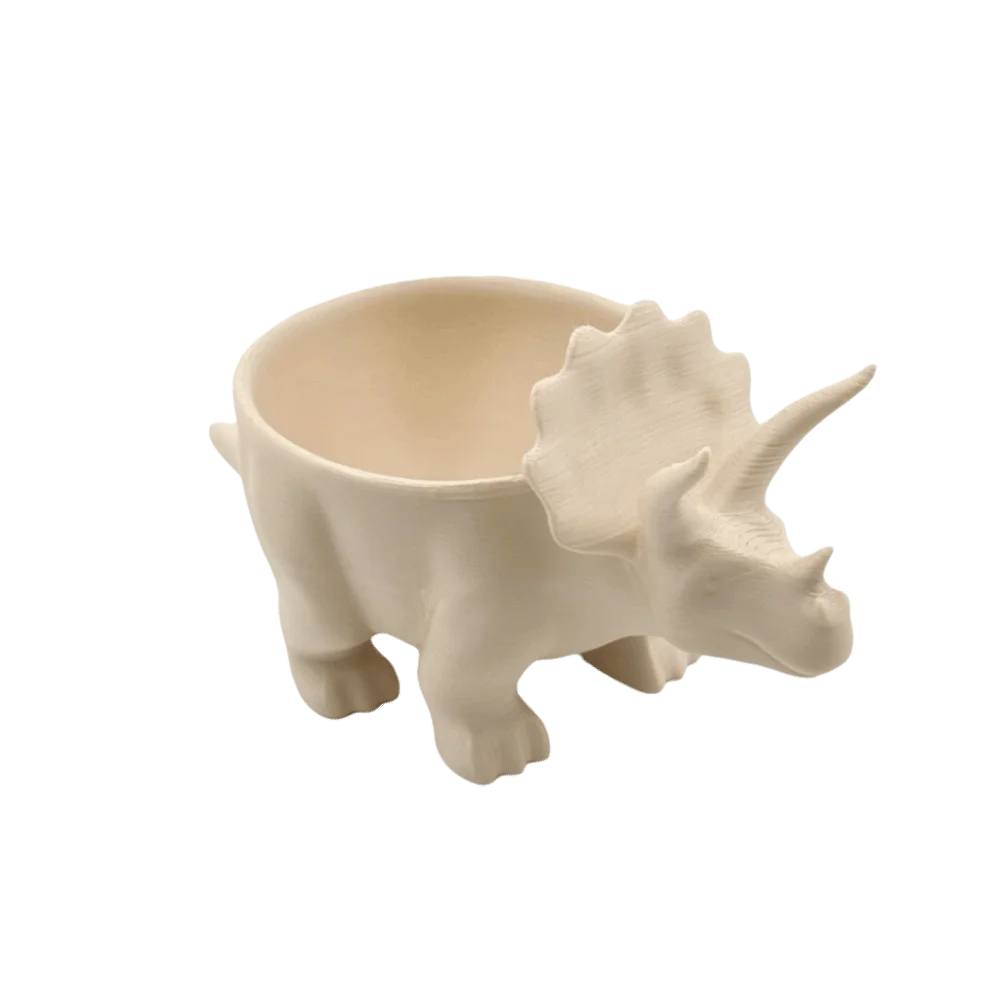 Multi-purpose 3D Printed Dinosaur Flowerpot Funny Ornaments Mini Flower Pot Desktop Decoration Small Storage Table