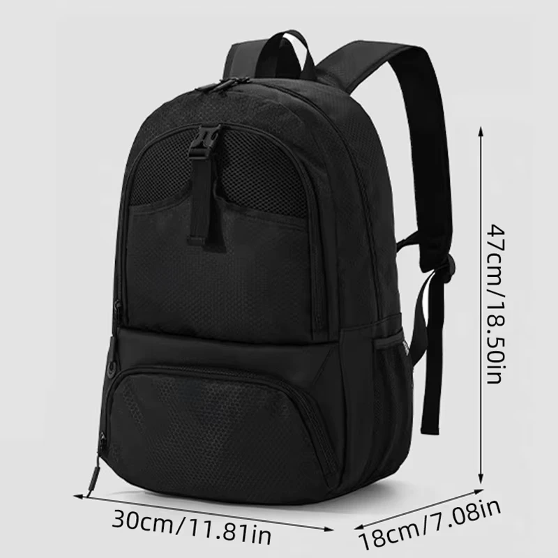 Basketball Backpack Sports Training Backpack with Independent Ball Compartment Independent Shoes Pocket Football Rucksack view 5