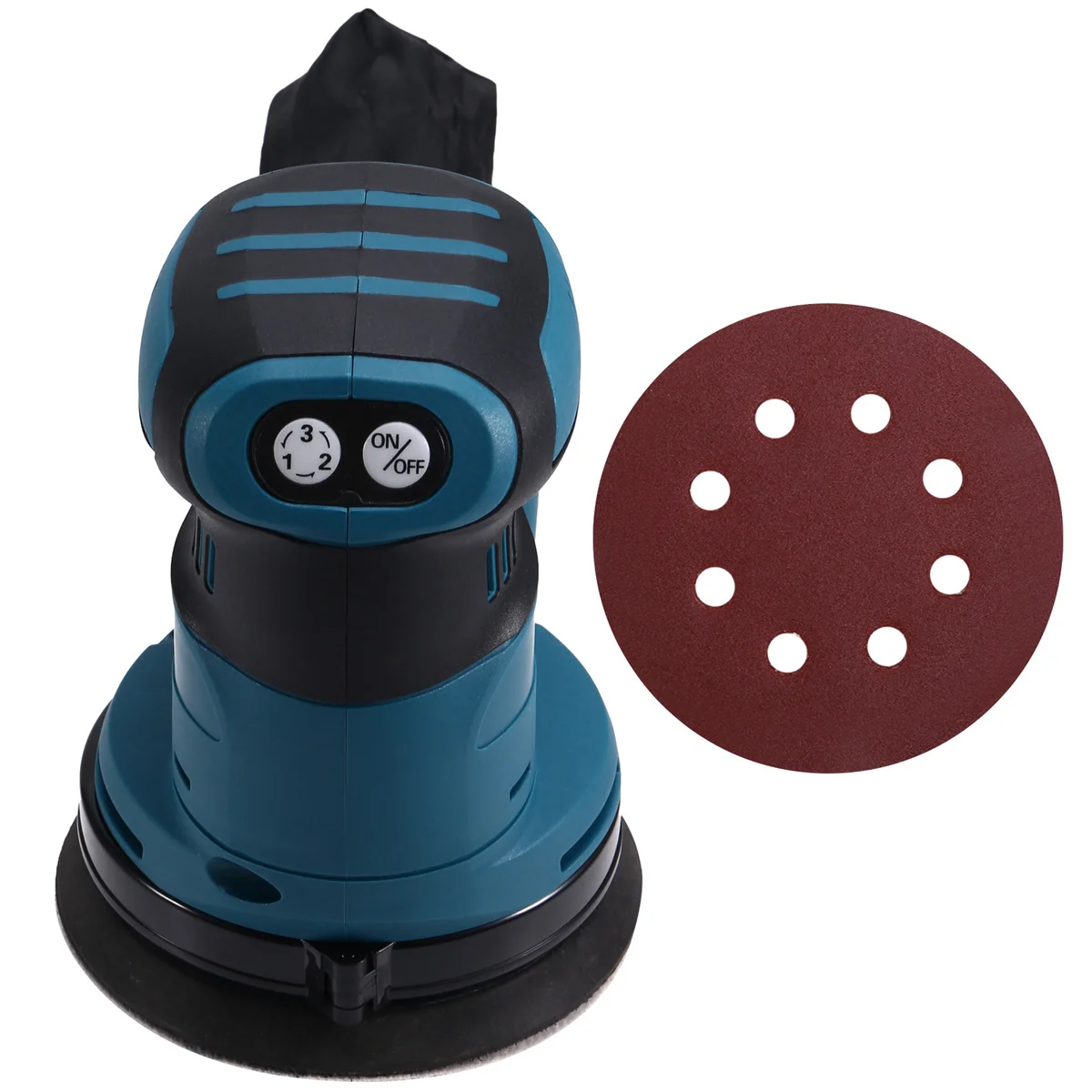 2025 New For 18V Battery Cordless Polishing Machine 125mm Wood Grinder Metal Car Waxing Polishing Machine Wood Grinder