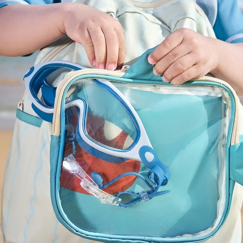 Dry Wet Separation Children's Swimming Bag Cute Shape Shoe Compartment Swimsuit Storage Bag Animal Pattern Cute