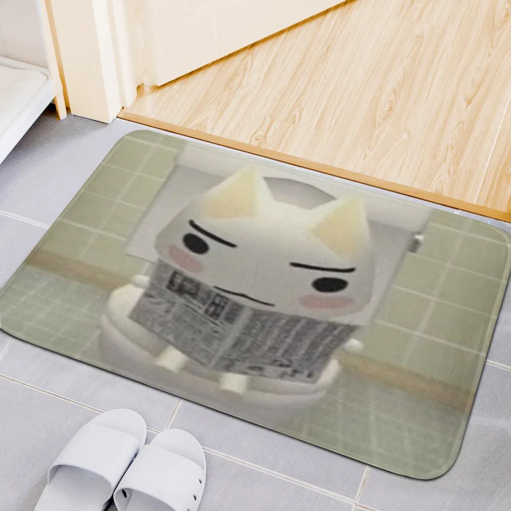 Home Carpet Rug Bathroom Inoue Toro Cute Cat Mat Retro Multiple Choice Living Room Kitchen Non-Slip