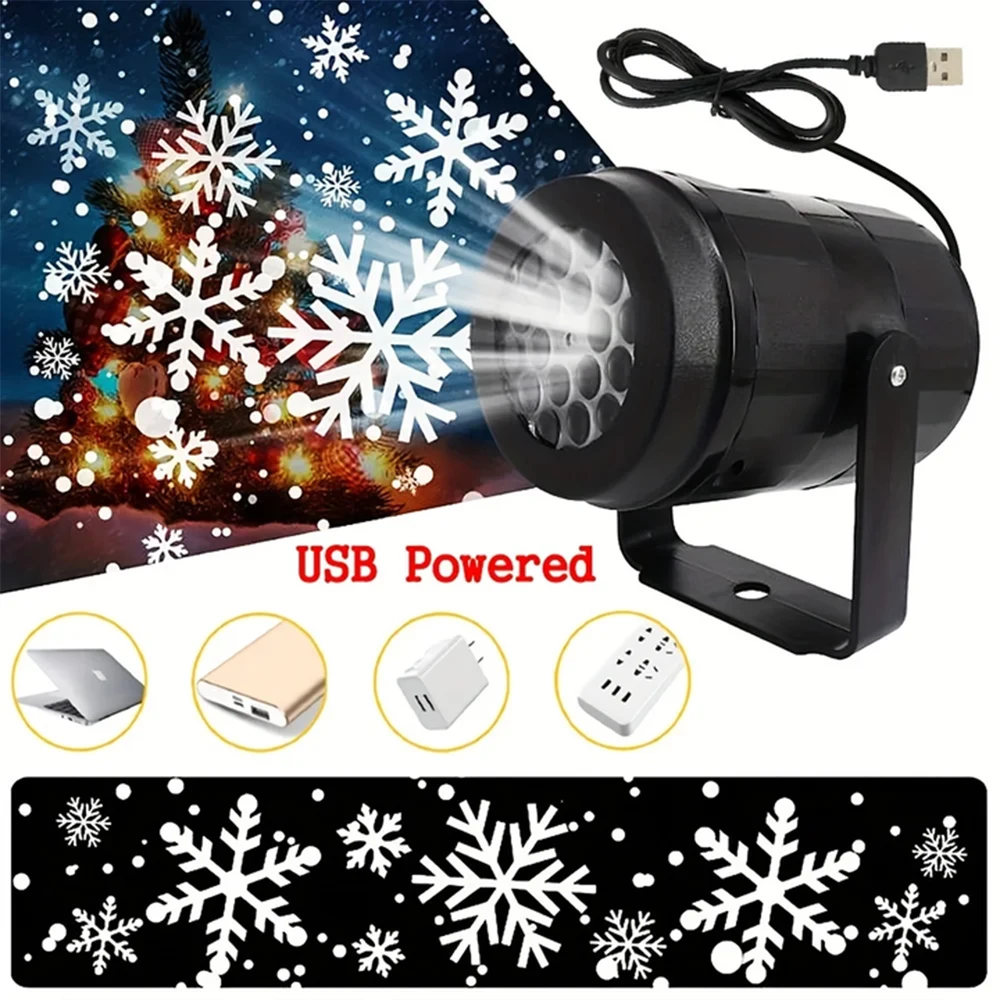 回転可能なクリスマスレーザープロジェクターライト 16 パターン付き屋内屋外ホリデーデコレーションクリスマスパーティーホームガーデンギフト