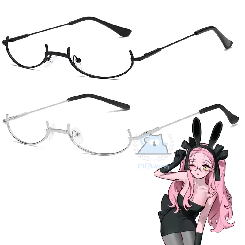 

Anime ALIEN STAGE Mizi Cosplay Prop Mizi Glasses Third Anniversary Rabbit Mizi Eyeglasses Props For Hallowmas Party Adult Prop