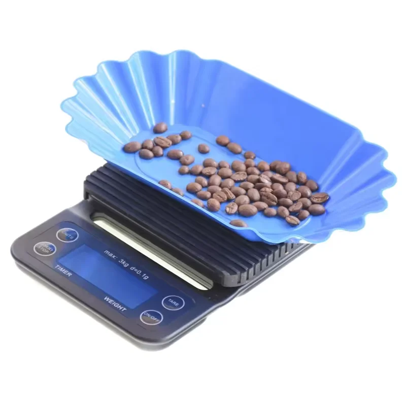 ميزان قهوة رقمي مع مؤقت ، شاشة ليد ، ميزان وزن ، تخمير قهوة ، أداة مطبخ ، 5 * ، age