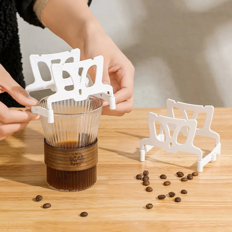 

Coffee Filter Holder, Outdoor Portable Coffee Filter Holder, Foldable Hand-brew Coffee Rack Shelf