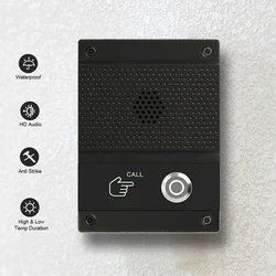 SIP Intercom Voice Control campanello per porte telecamera Smart Home Intercom Kit per controllo RFID esterno impermeabile