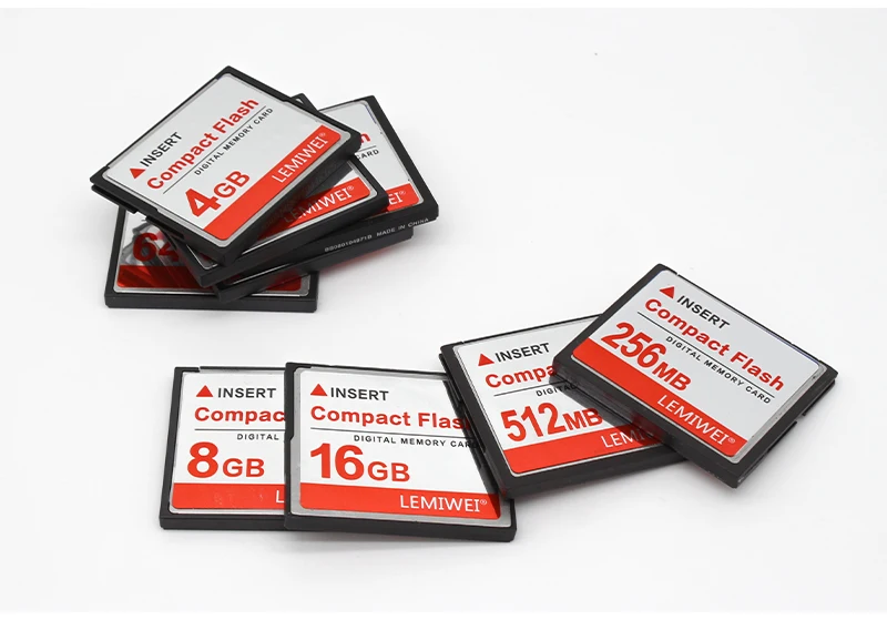 CompactFlash Memory Card CF Card 64GB 32GB 16GB 8GB 4GB 2GB 1GB 512MB 256MB for Old DSLR Camera Photo Video Storage Backup