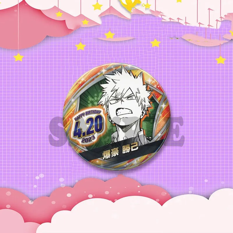 Cartoon Charakter Katsuki Bakugo Taste Brosche Kreative Anime Emaille Pins für Rucksack Kleidung Zubehör Abzeichen Schmuck Geschenke