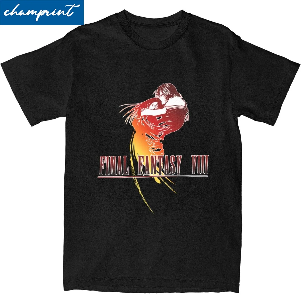 FF VIII T Shirt Unisex Cotton Top Tee Funny Final Fantasy Video Game O-neck Short Sleeve