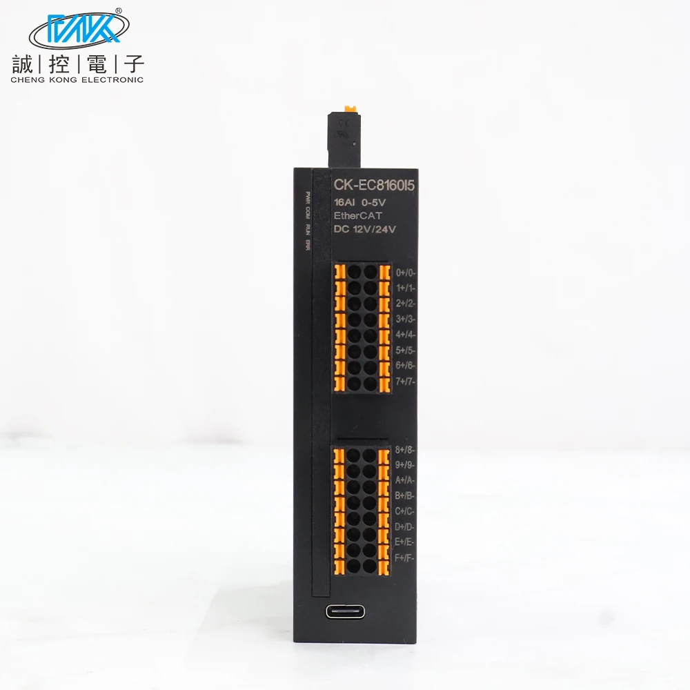 CK-EC8160 16CH Analog Input Module EtherCAT Compatible High Speed & Accuracy Remote IO Module Multi-Channel