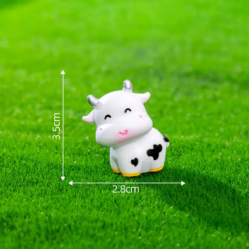 Hot sale Cute Five Little Cows Resin Hole Shoe Charms Decoration For Child Clogs DIY Parts Womens Slippers Pins shoe Accessories