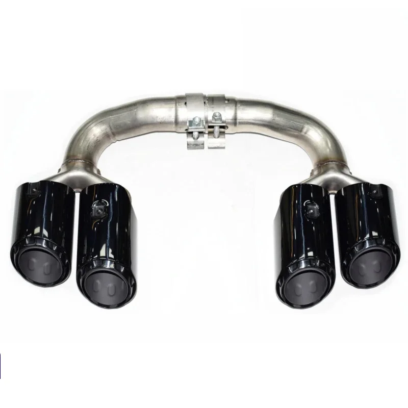 

Exhaust tip for Porsche Cayenne tailpipe 18-24 exhaust pipe modification GTS muffler Turbo exhaust head black stainless steel