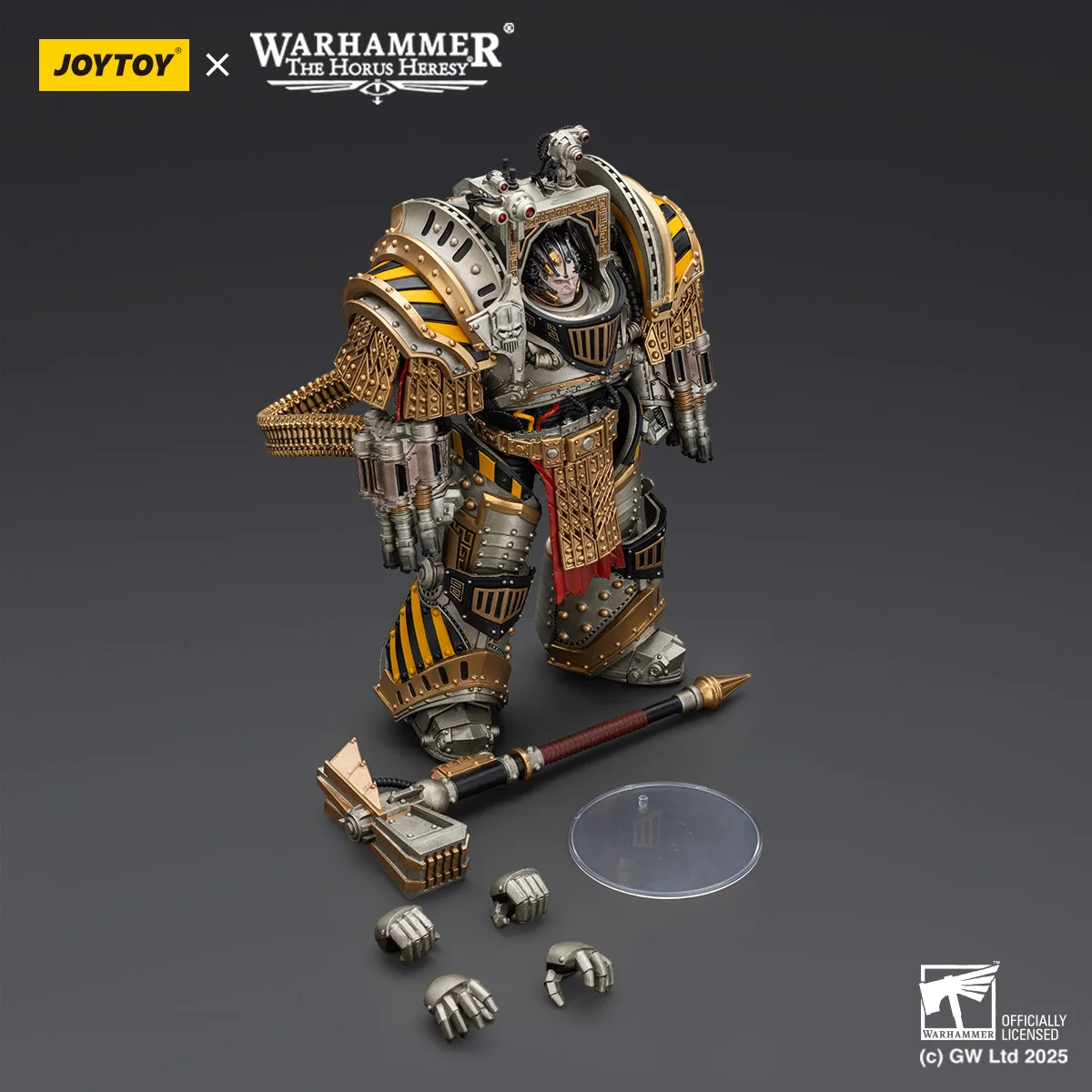 EN STOCK JOYTOY Warhammer 40K figurine Iron Warriors Perturabo, Primarch de la Légion lVth modèle militaire Anime