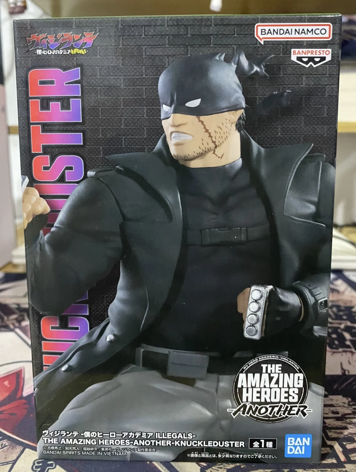 

Officially Licensed BANPRESTO THE AMAZING HEROES Knuckle Duster Figure Anime Model My Hero Academia Figure Genuine Toy